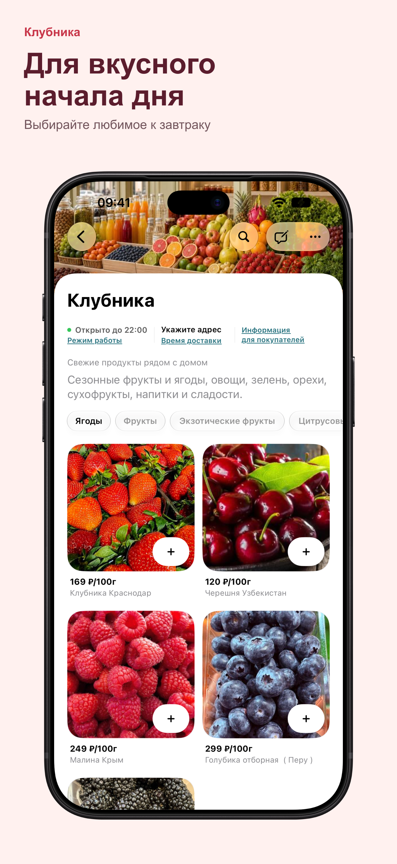 Strawberry berries and fruit